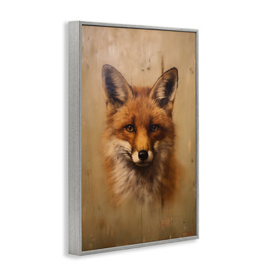 Visage de renard des bois, estampe numérique par Petal Prints Design