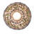 8" Wide Tiffany Turning Leaf Flushmount