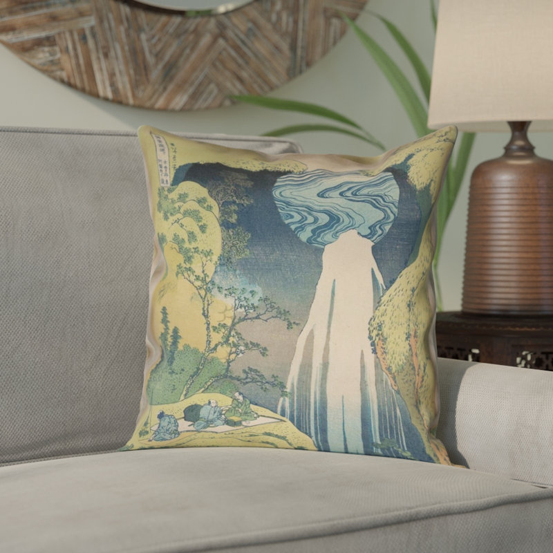 Housse de coussin Katsushika Hokusai, 14 po x 14 po