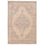 Tapis kaki en laine rectangulaire unique de 6 pi 7 po x 9 pi 10 po Alahya
