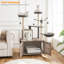 Burslem 52'' Cat Tree with Litter Box Enclosure-88378918