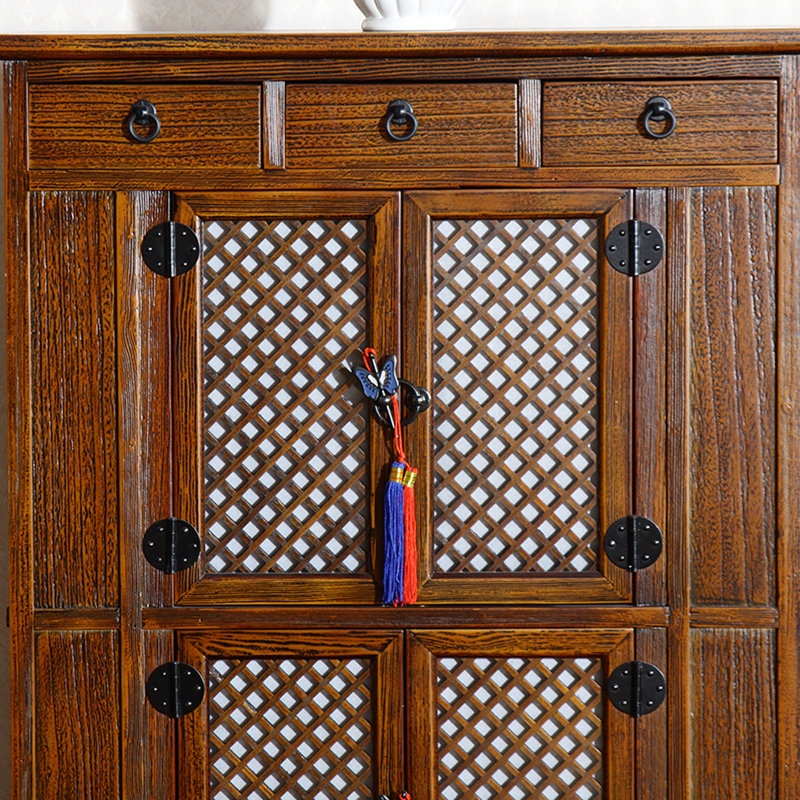 Armoire de rangement élégante avec trois tiroirs