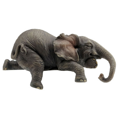 4.84 Figurine Grey Poly Resin