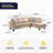 Aizleigh 2 - Piece 97"W Upholstered Sectional-91990749-91943236