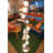 Pearl Floor Lamp with Glass Pearl Domes | Modern Zig Zag LED G9 Light in Gold Finish-2123930631
