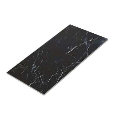 Carreaux muraux Rivora SPC, marbre noir