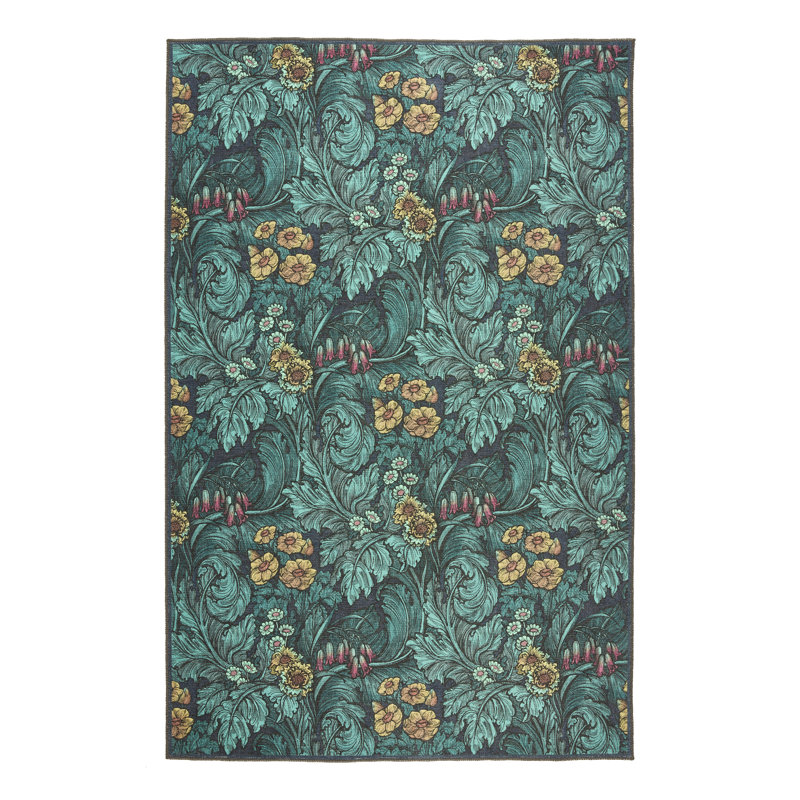 Geometric Digitally Printed 100% Polyester Area Rug, Rectangle 120 x 170 cm