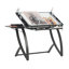 Table d'artisanat en verre Courson