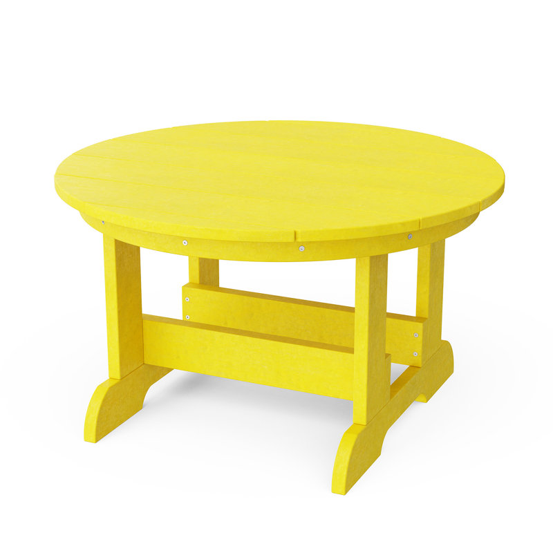 Table de conversation Heritage, Jaune citron