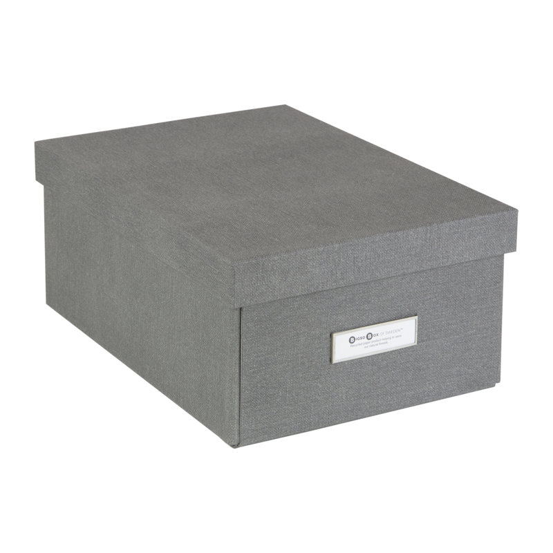 Boîte de rangement pliable Bigso Karin KD - Boîte de rangement pour photos, Gris