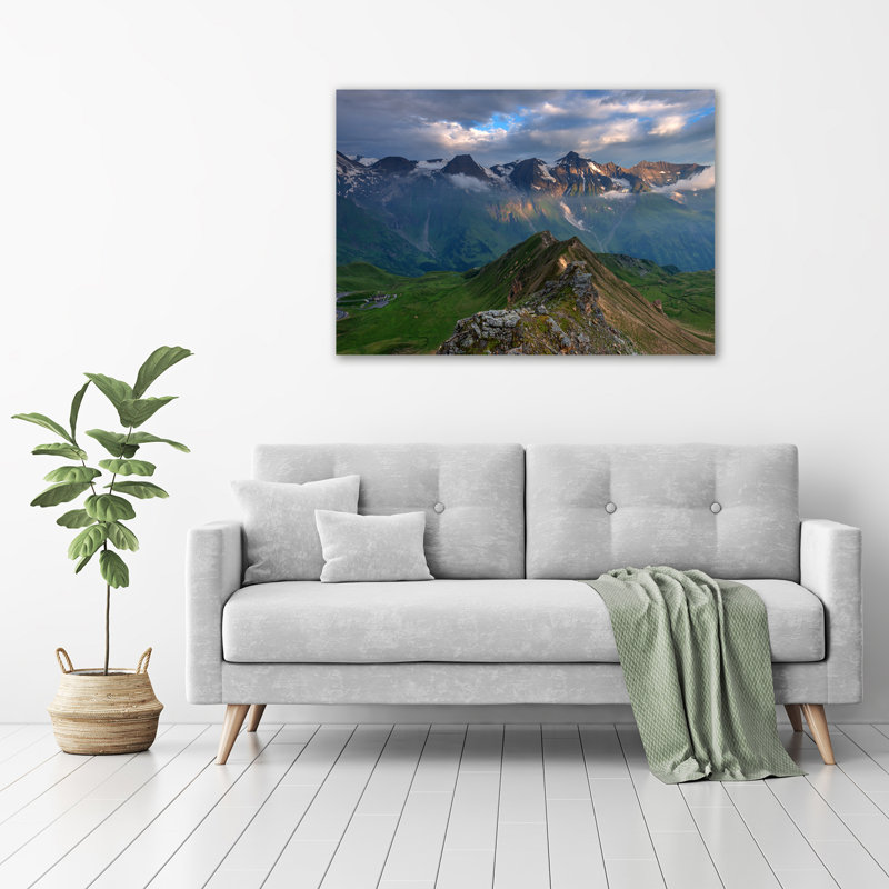 Mountain Peaks - Wrapped Canvas Print