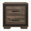 Table de chevet 2 tiroirs Rustic