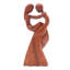 Statue romantique en bois de conte de fées