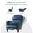 Beecher 28.75" Wide Leather Club Recliner-2034137801