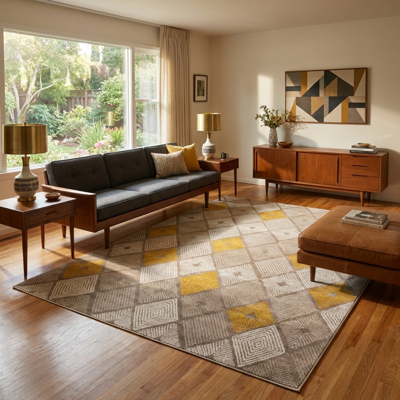 Konya Botkins Rug, Rectangle 4'1" x 6'1"