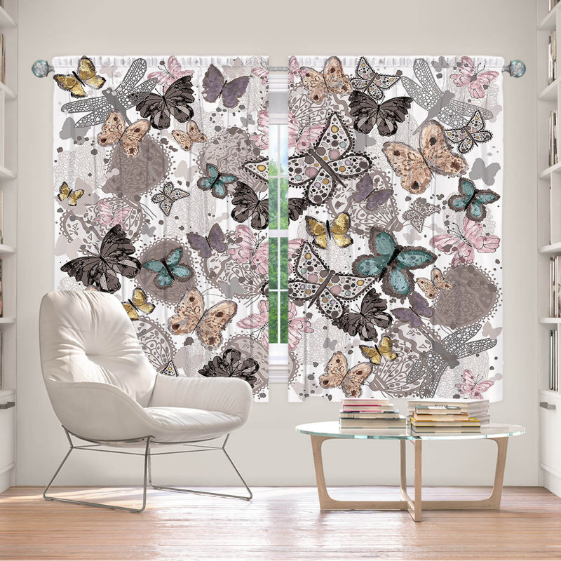 Rideau en polyester, 40" W x 52" L
