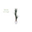 Yucca artificiel 54 po en pot