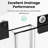 44"-48" Adjustable Double Sliding Shower Door, 6Mm Tempered Glass, Matte Black, Entrance Decoration Semi- 48"W*72"H, Excellent Waterproof Performance