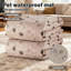 Tapis de lit imperméable pour animal de compagnie, coussins lavables doux antidérapants à empreintes de pattes pour la protection du sol-1659795843