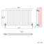 Salinas Horizontal Designer Radiator-145306698-145306702
