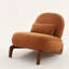 Méridienne Mid-Century moderne avec base traîneau-2095076061