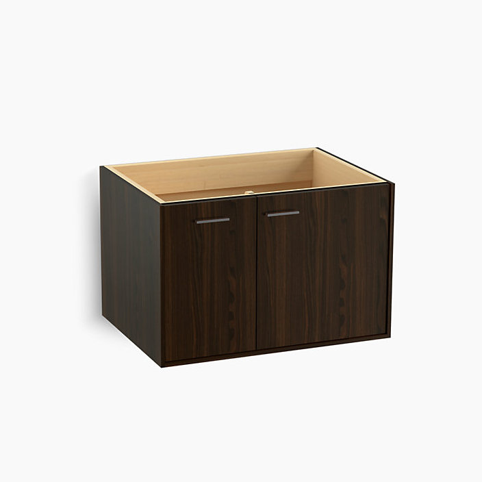 Base de meuble-lavabo en jute de 30 po seulement avec 1 porte et 1 tiroir à gauche, Jersey Jersey