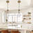 1-light Transparent Teardrop Glass Pendant Light