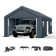 13 Ft. W X 24 Ft. D Galvanized Steel Storage Canopy