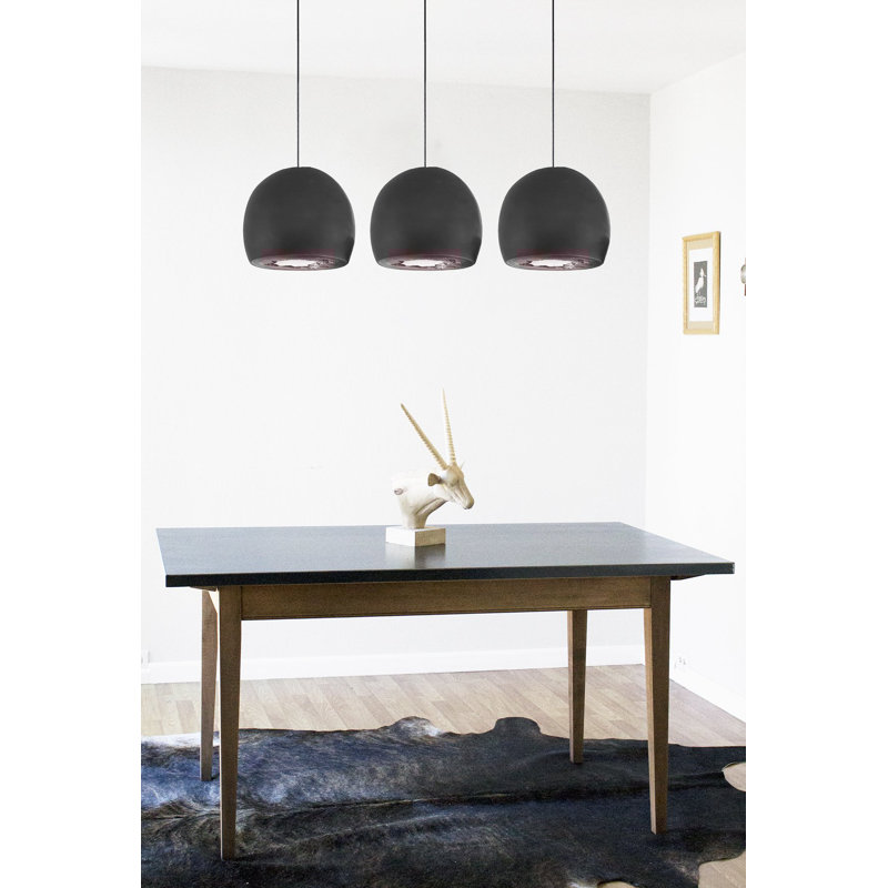 Geode 1 - Light Pendant, Black, Matte Black