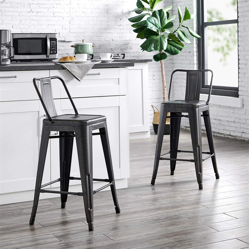24"Metal Barstool (No Including  Table)