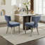 Dining Chairs Set of 2 with nails decoration and metal legs-330948113-330948117