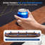Table de jeu de poker / casino pliable et portable SereneLife avec rail rembourré, 10 joueurs 
