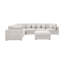 Canapé modulaire de 147 po de largeur-386620580