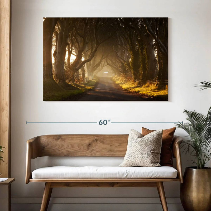 Mehar Pathway to the Woods, H 32 po x l 48 po