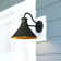 Luminaire de grange d'extérieur en fer vieilli / doré clair 9,5 po Bellavia avec crépuscule à l'aube