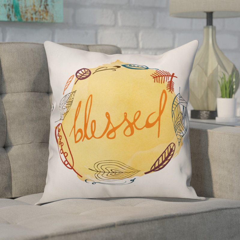 Reversible Throw Pillow, 18" x 18", Throw Pillow