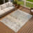 Machine Washable Indoor/Outdoor Kesler ACN2388 Stripes Rug-770433498