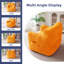 Fauteuil à billes en velours côtelé-350177287