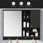 Armoire à pharmacie murale de 36 pouces, armoire de rangement pour salle de bain avec porte miroir et tablette ajustable, armoire à miroir pour salle de bain-952233850