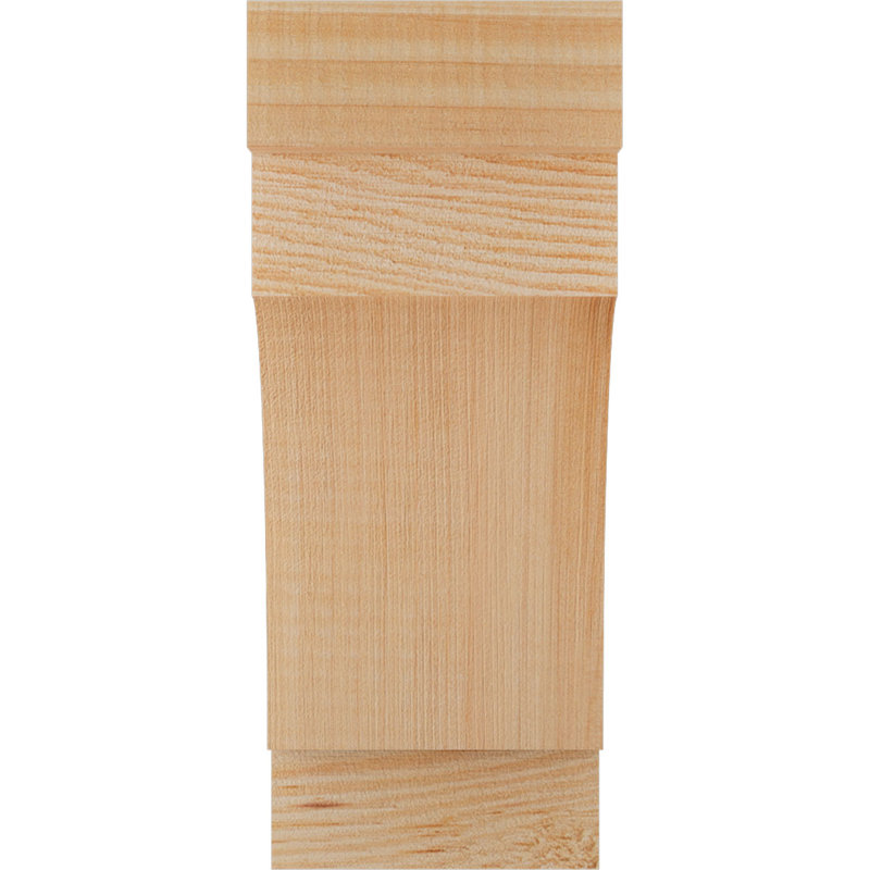 Corbeau méditerranéen, H 10 po x l 4 po x P 6 po, Sapin de Douglas, Sciage brut