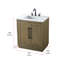 Meuble-lavabo simple 30 po-999600989