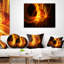 Designs on Black - Coussin imprimé abstrait-30734839