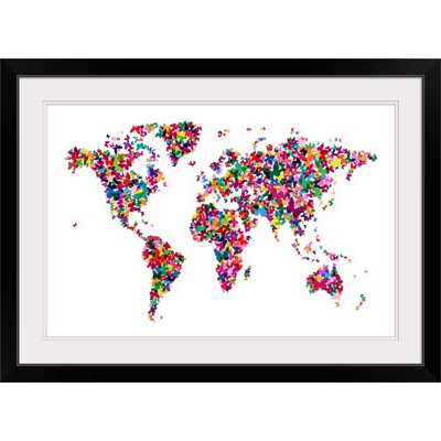 Francy " World Map " by Michael Tompsett