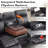 78.74 " Faux Leather Sofa Power Reclining-1584571143