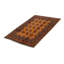 Tapis brun clair en laine noué à la main de conception unique 4 pi 0 po x 6 pi 0 po Kargahi