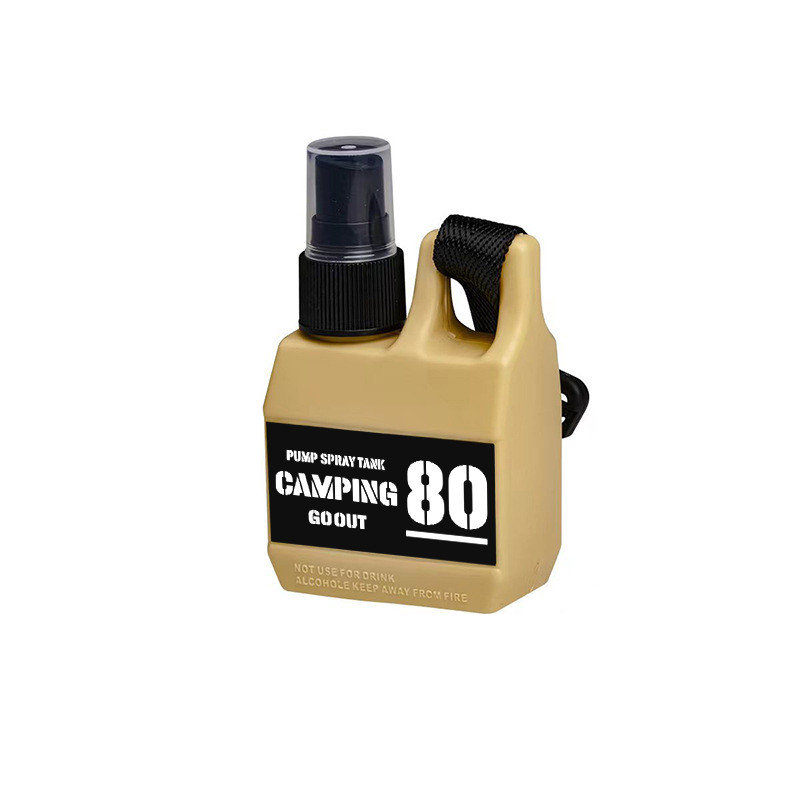 Bouteille d'eau 80 ml pour camping en plein air, bouteille de pulvérisation hydratante, bouteille de pulvérisation multifonctionnelle avec boucle suspendue