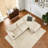 93-inch L-shaped sofa