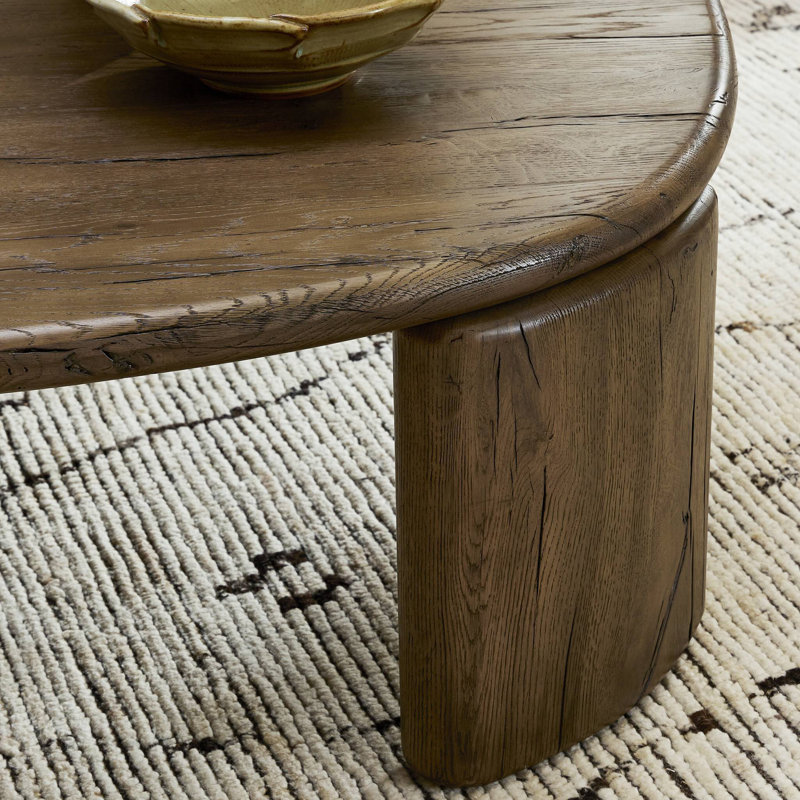 Falco Nesting Table-Small-Grey Reclaimed French Oak, 14" H x 48.25" L x 48.25" W