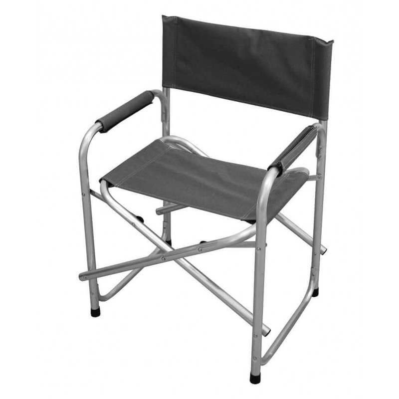Arieya Folding Director Chair, Dark Grey
