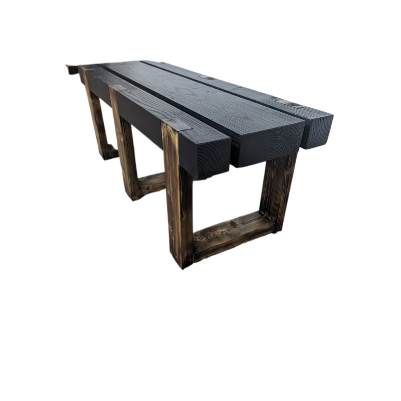Handcrafted Solid Wood Coffee Table Bench
